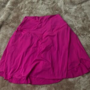 Hot pink skirt